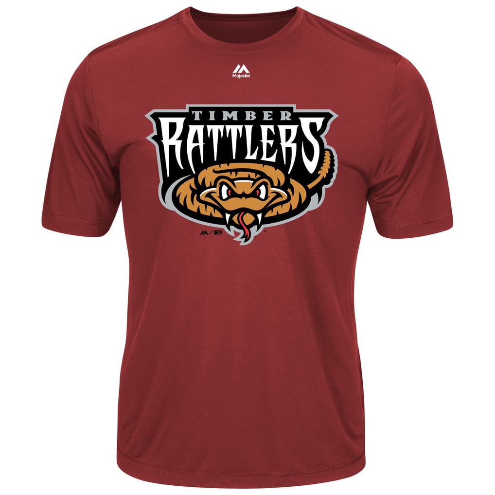 Men's Wisconsin Timber Rattlers Majestic Maroon Cool Base Evolution T-Shirt