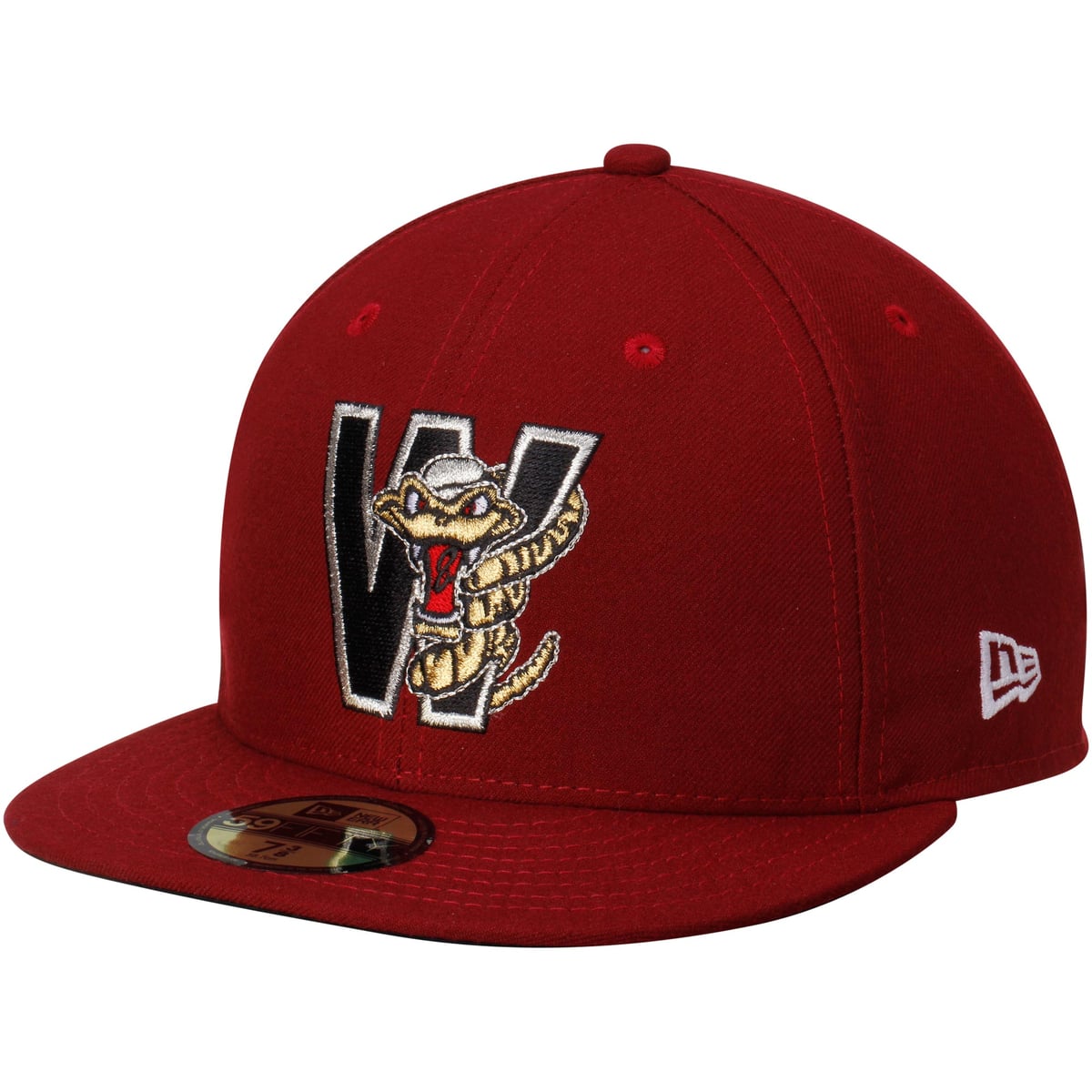 Men's Wisconsin Timber Rattlers New Era Red Authentic Home 59FIFTY ...