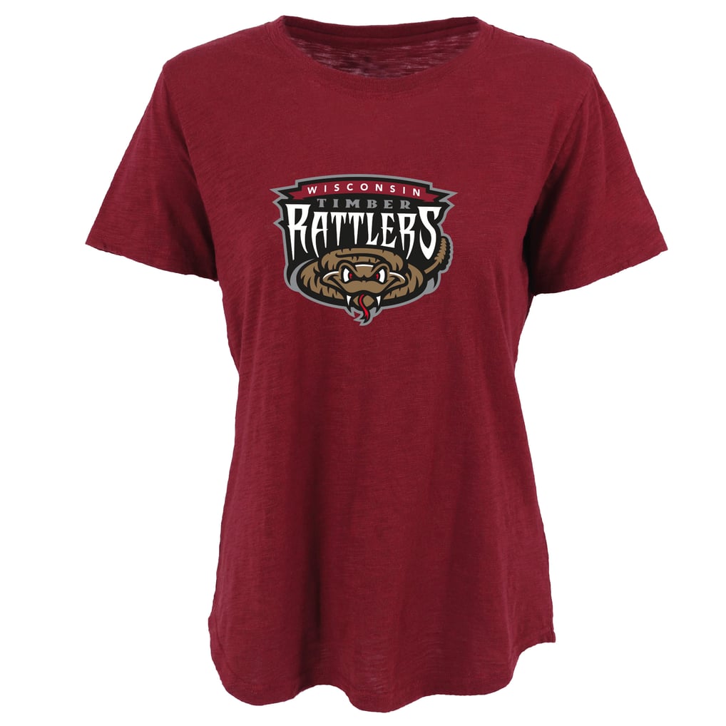 Women's Wisconsin Timber Rattlers Garnet Cut It Out T-Shirt