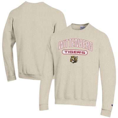 Wittenberg University Tigers Champion Powerblend Sweatshirt - Oatmeal