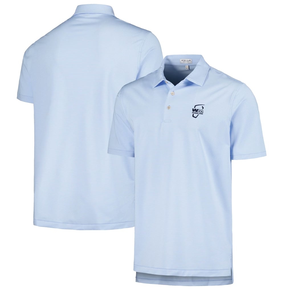 WM Phoenix Open Peter Millar Jubilee Performance Jersey Polo - Light Blue