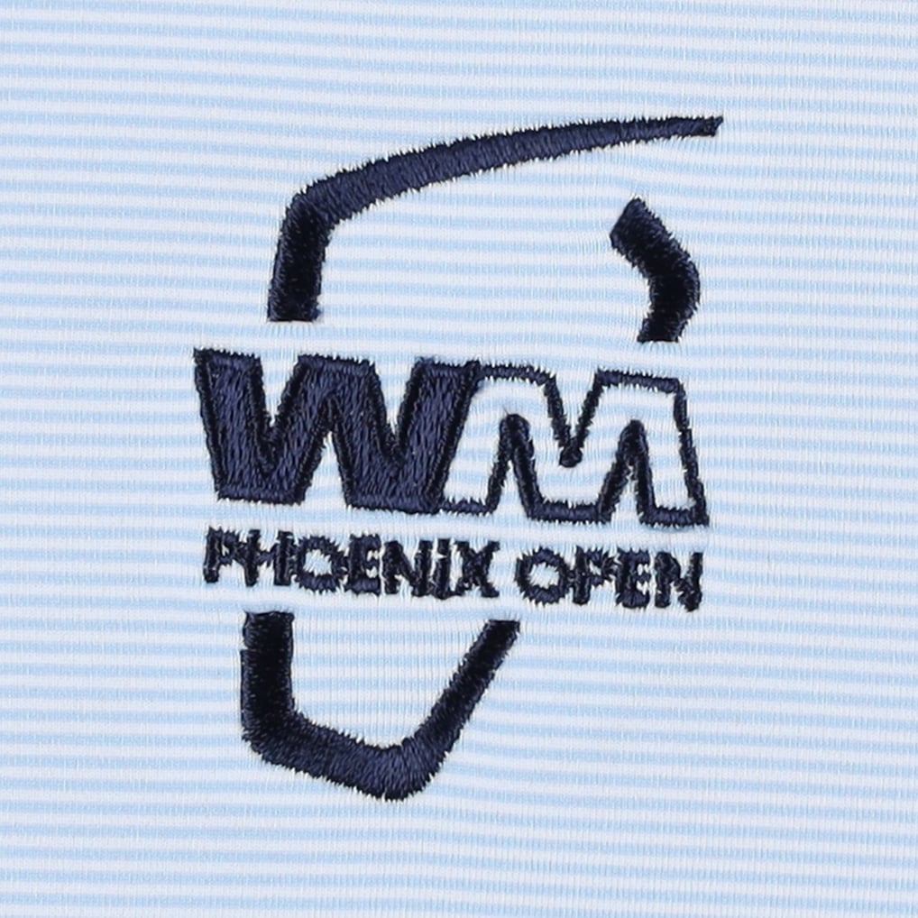 WM Phoenix Open Peter Millar Jubilee Performance Jersey Polo - Light Blue