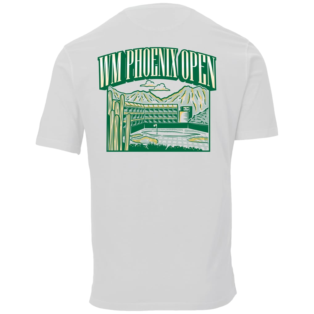 WM Phoenix Open Ahead Unisex 16 Stadium Chapman T-Shirt - White