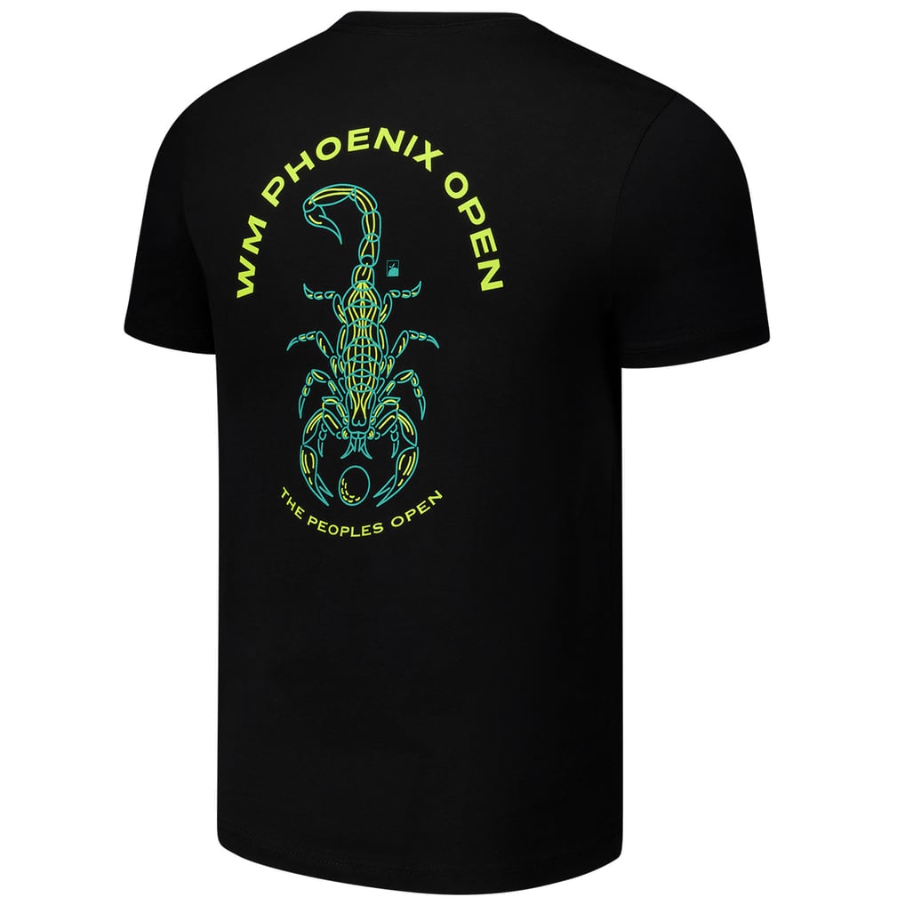 WM Phoenix Open Flomotion Unisex Scorpion T-Shirt - Black