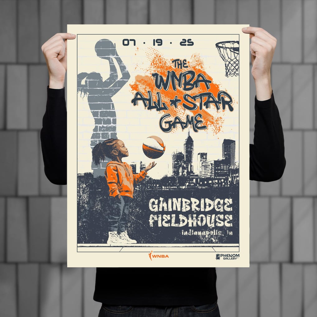 2025 WNBA All-Star Game Phenom Gallery 18" x 24" Serigraph
