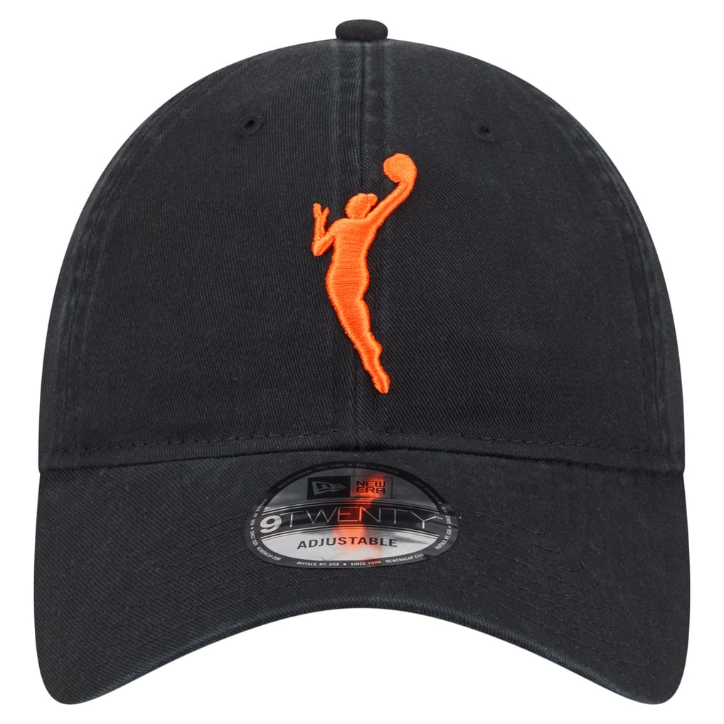 WNBA New Era Unisex Core Alt Logo 9TWENTY Adjustable Hat - Black