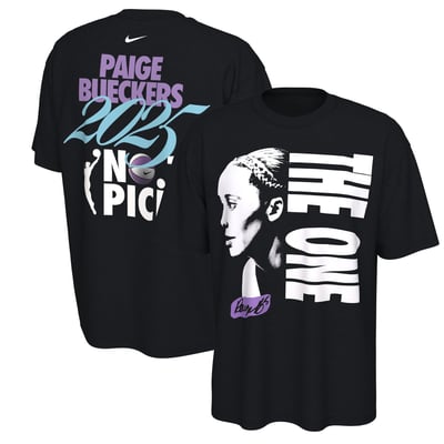 Paige Bueckers Nike Unisex 2025 WNBA Draft The One T-Shirt - Black