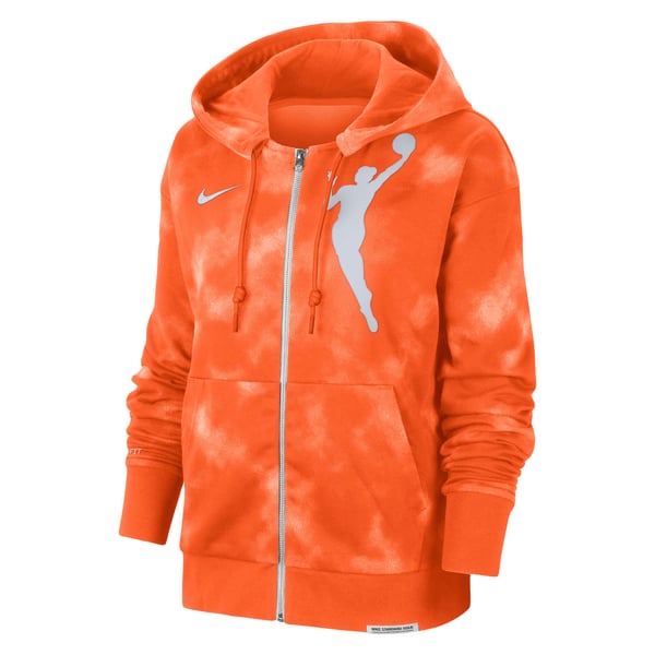 Wnba Gear Wnba Orange Hoodie Mens Wnba Team Orange Hoodie Wnba Fleece ...