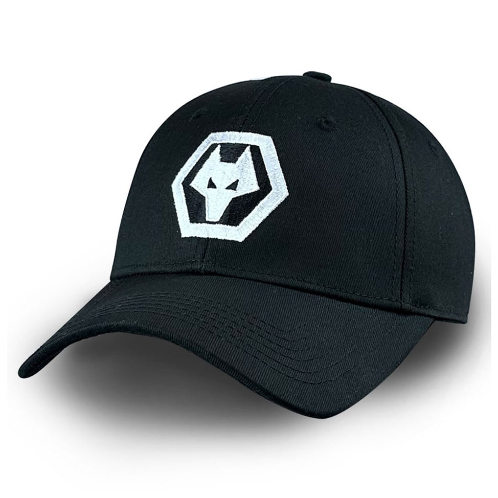 Wolverhampton Wanderers 1863FC Mono Badge Adjustable Hat - Black