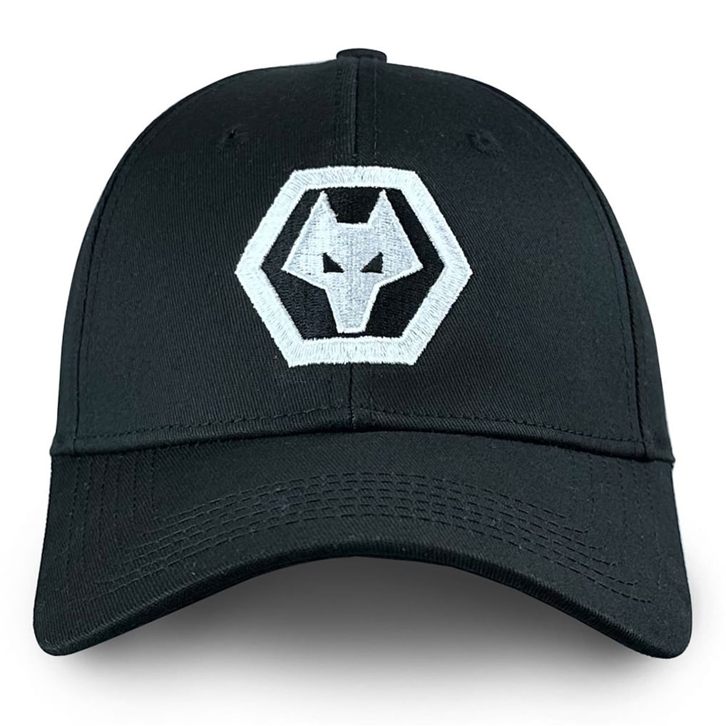 Wolverhampton Wanderers 1863FC Mono Badge Adjustable Hat - Black