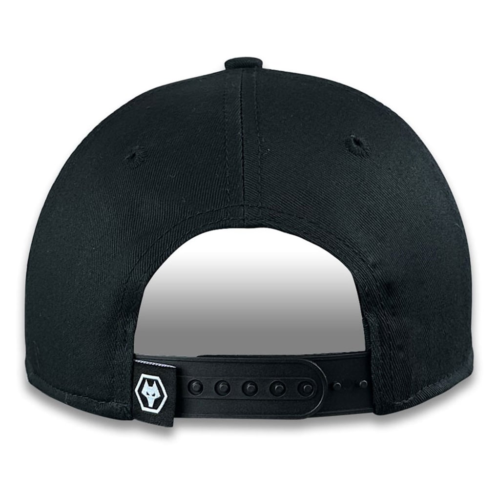 Wolverhampton Wanderers 1863FC Mono Badge Adjustable Hat - Black