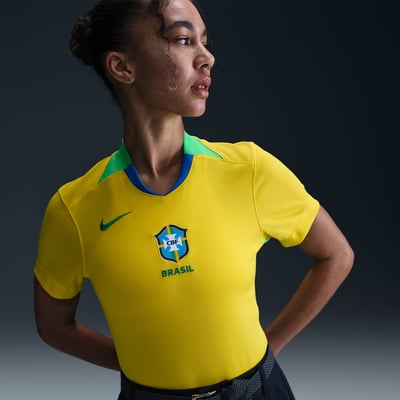 Brazil Women's National Team Nike Women's 2025/26 Home Replica Jersey - Yellow