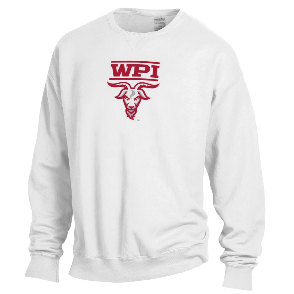  Worcester Polytechnic Institute Engineers ComfortWash Fleece Sweatshirt - White