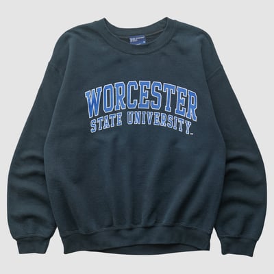 Worcester State Lancers MV Sport 2000s Pullover Sweatshirt - Black - XXS by Fanatics Real Vintage