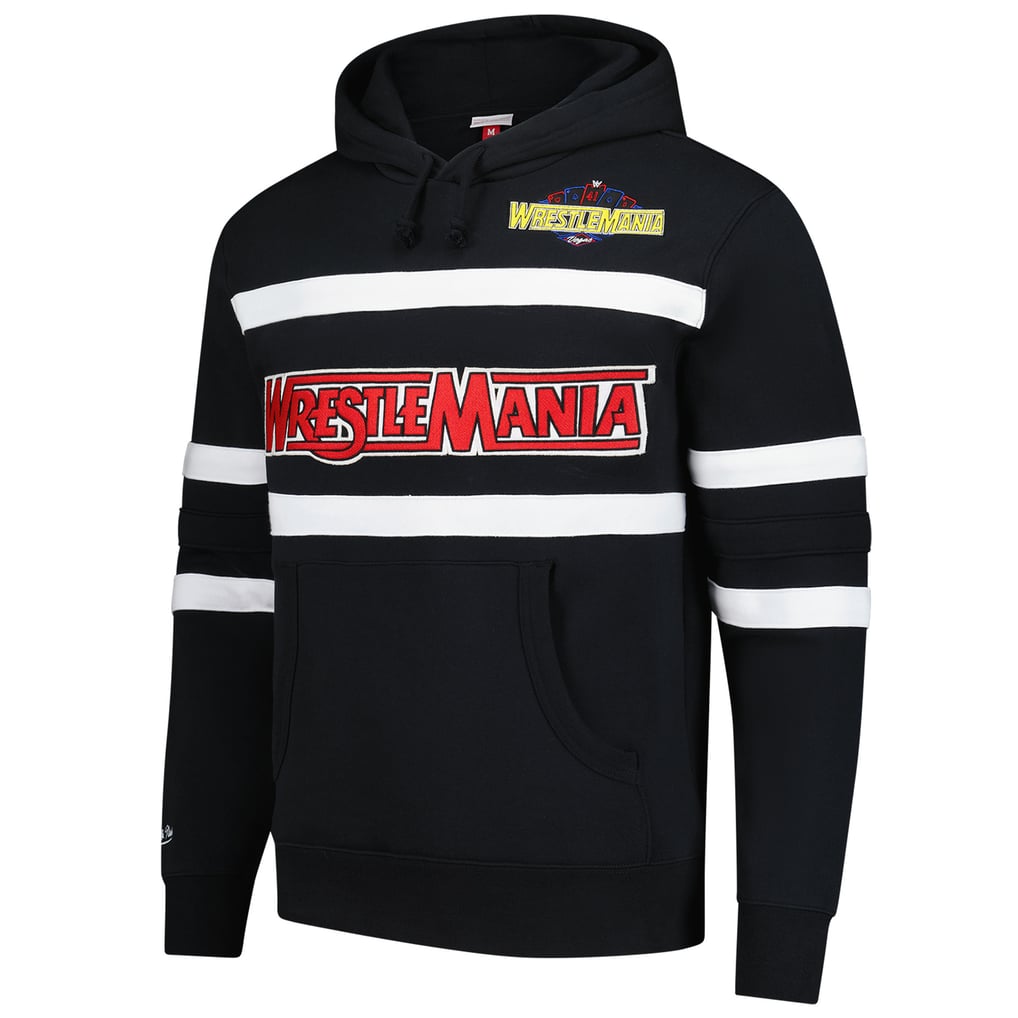 WrestleMania 41 Mitchell & Ness Head Coach Pullover Hoodie - Black