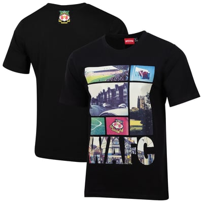 Wrexham Sport Design Sweden Youth Landmark Relaxed T-Shirt - Black