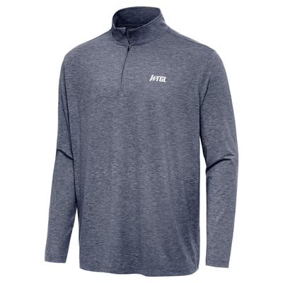 WTGL Antigua Hunk Quarter-Zip Top - Heather Navy