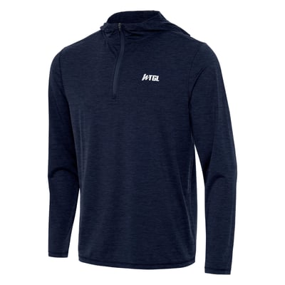 WTGL Antigua Tidy Quarter-Zip Hoodie - Heather Navy