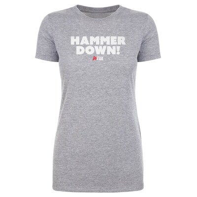 WTGL 500 Level Women's Hammer Down T-Shirt - Heather Gray
