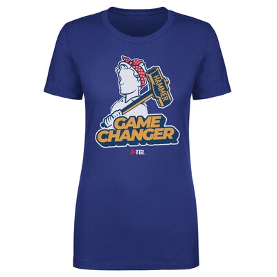 WTGL 500 Level Women's Rosie The Riveter T-Shirt - Royal