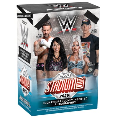 2026 Topps Stadium Club WWE Factory Sealed Value Box