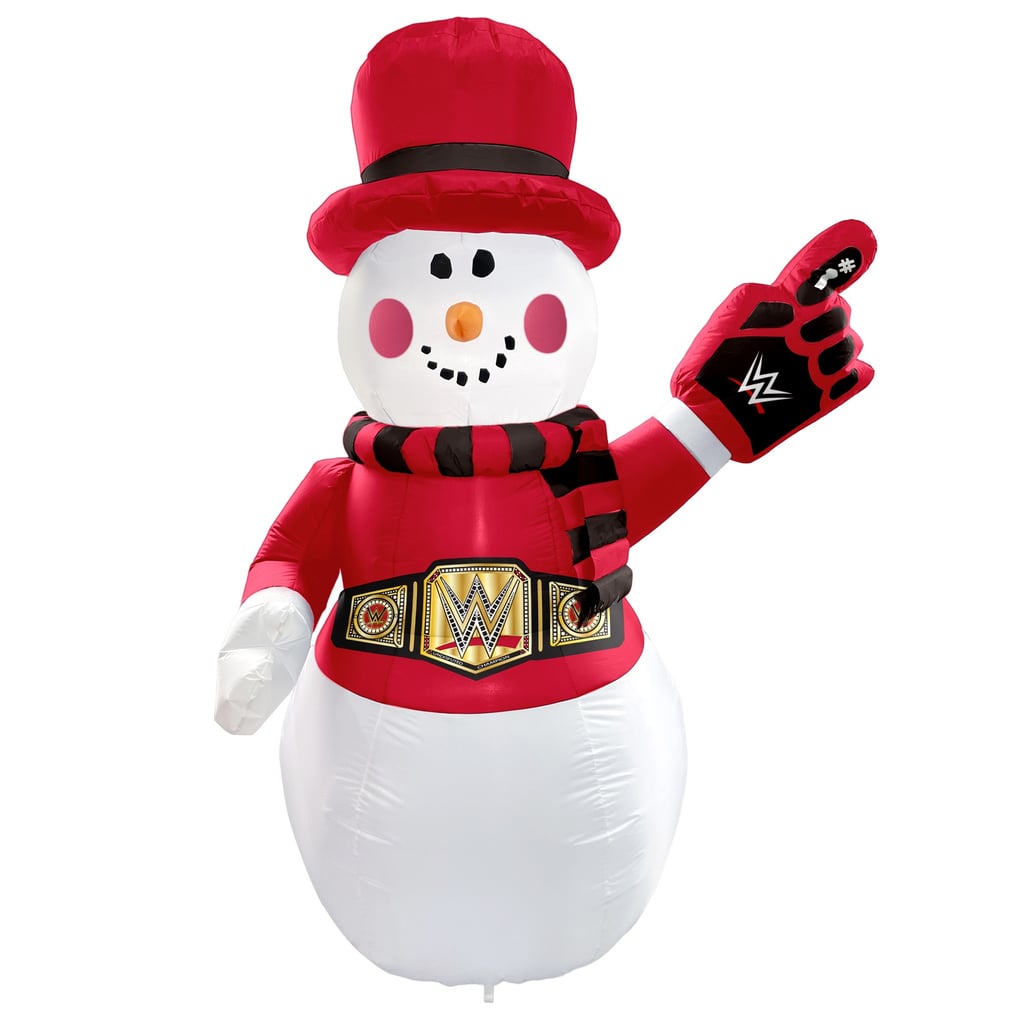 WWE Logo Brands Yard Inflatable Snowman