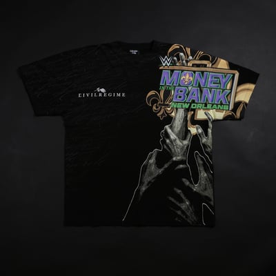 Civil Regime x WWE Money In The Bank 2026 American Classic Oversized T-Shirt - Black