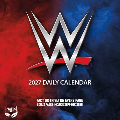 WWE 16-Month 2027 Box Calendar