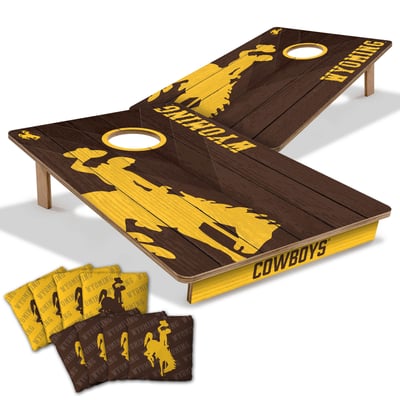 Wyoming Cowboys Fanpoint 2' x 3' Cornhole Game with Bags