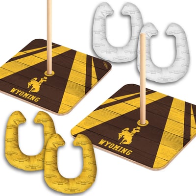Wyoming Cowboys IDNA Horseshoe Bags Game