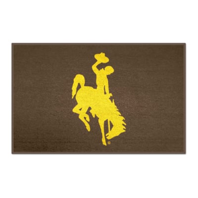 Wyoming Cowboys Logo Brands 19" x 30" Starter Mat