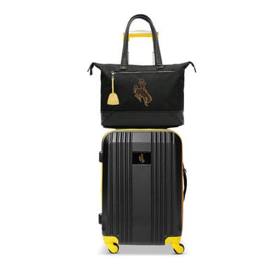 Wyoming Cowboys MOJO Premium Laptop Tote Bag and Luggage Set