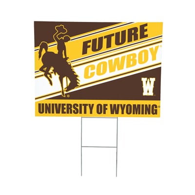 Wyoming Cowboys 18" x 24" Future Student Outdoor Yard Sign