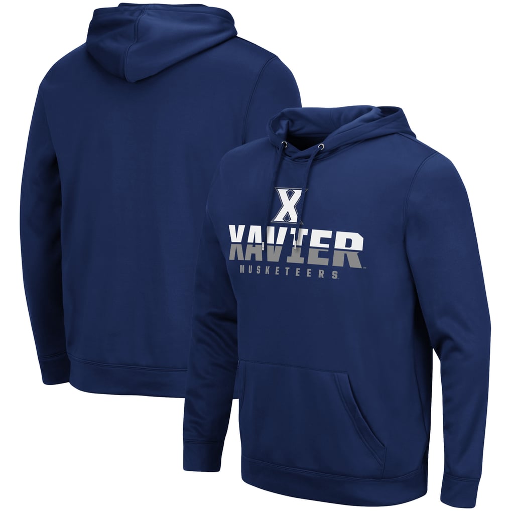 Xavier Musketeers Colosseum Lantern Pullover Hoodie - Navy