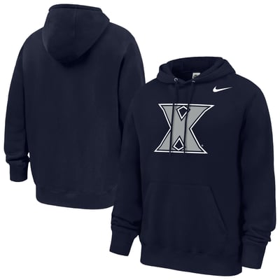 Xavier Musketeers Nike Club Fleece Hoodie - Navy