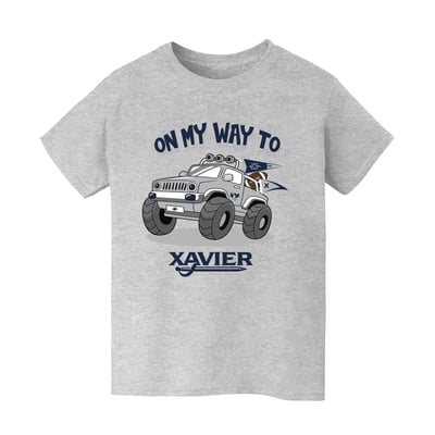 Xavier Musketeers Vive La Fete Youth On My Way T-Shirt - Gray