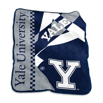 Yale Bulldogs Logo Brands 50" x 60" Victory Collage Raschel Throw Blanket