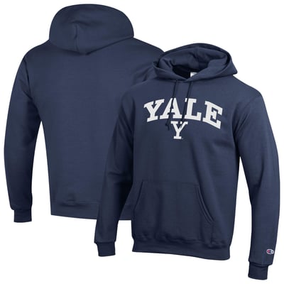 Yale Bulldogs Champion Powerblend Hoodie - Navy