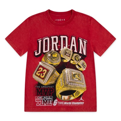 Jordan Brand Youth 6 Rings T-Shirt - Red
