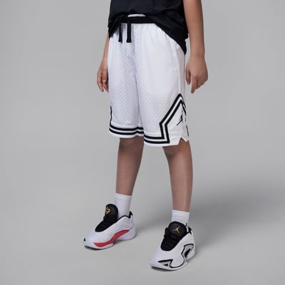 Jordan Brand Youth Diamond Shorts - White