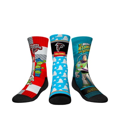  Atlanta Falcons Rock Em Youth Toy Story 3-Pack Crew Socks