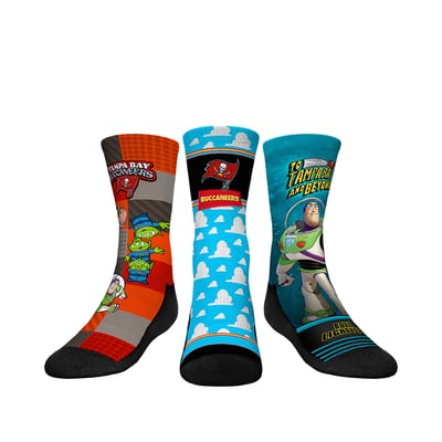  Tampa Bay Buccaneers Rock Em Youth Toy Story 3-Pack Crew Socks