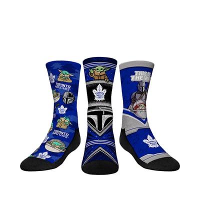  Toronto Maple Leafs Rock Em Youth The Mandalorian 3-Pack Crew Socks
