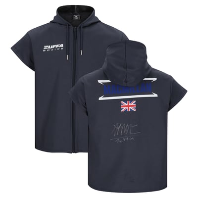 Alex MacMillan Zuffa Boxing 07 Autographed Fanatics Authentic Event-Worn Walkout Hoodie