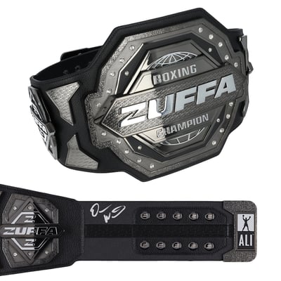 Dana White Zuffa Boxing Autographed Fanatics Authentic Replica Title Belt