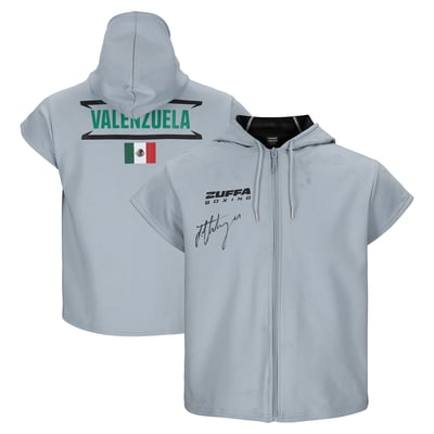 Jose Valenzuela Zuffa Boxing 08 Autographed Fanatics Authentic Event-Worn Walkout Hoodie