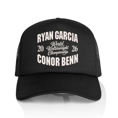 Garcia vs. Benn Collegiate Trucker Adjustable Hat - Black