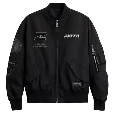 Zuffa Boxing Full-Zip Bomber Jacket - Black