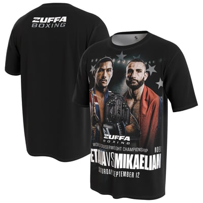Opetaia vs. Mikaelian Zuffa Boxing ProSphere T-Shirt - Black