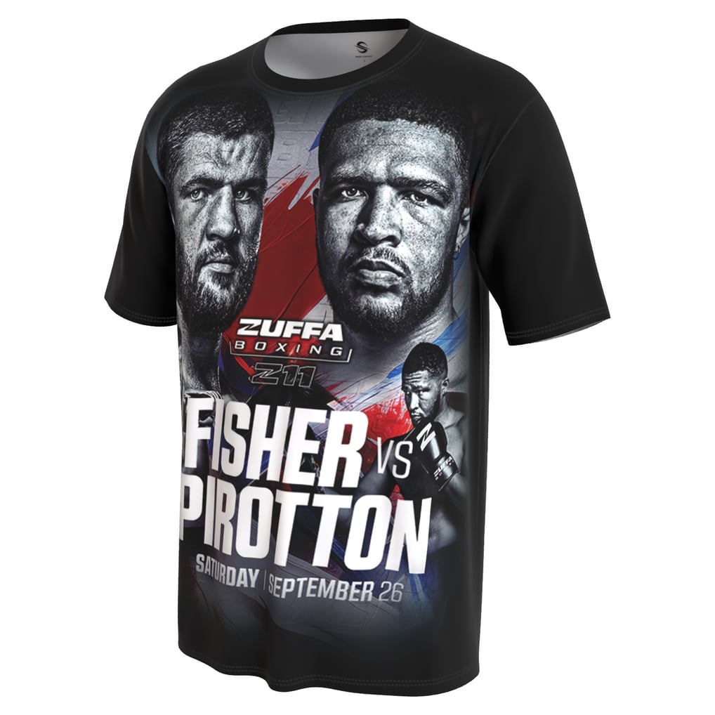ProSphere Youth Black Johnny Fisher vs. Michael Pirotton T-Shirt